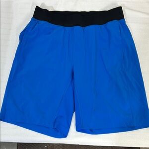 Lululemon Athletica Blue and Black Athletic Shorts